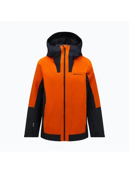 Férfi Peak Performance Rider Tech Insulated arany láng/fekete sí dzseki. Méret: S fekete