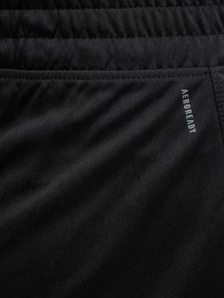 Однотонные шорты Adidas Performance с высокой посадкой черные