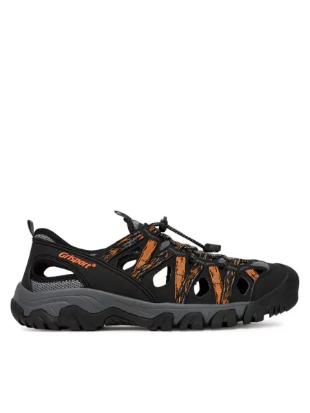 Sandały Grisport black/orange czarne