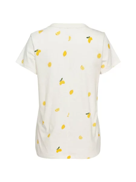 Tricou Rag & Bone cu imagine alb