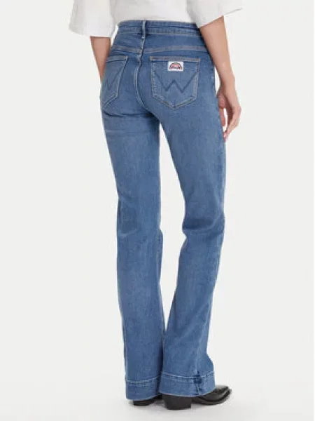 Wrangler Džinsai Flare Fit mėlyna