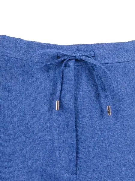 Pantaloni Max Mara cu cordon albastru