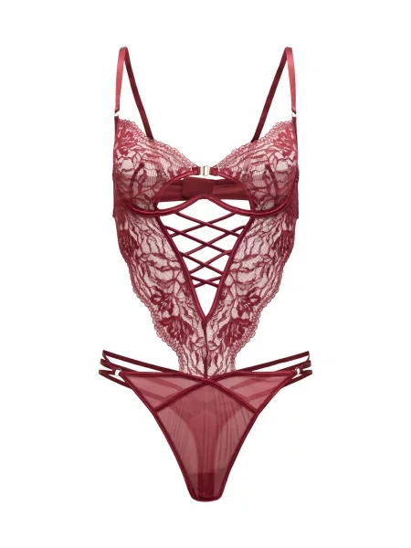 Hunkemöller Body Greta' roșu