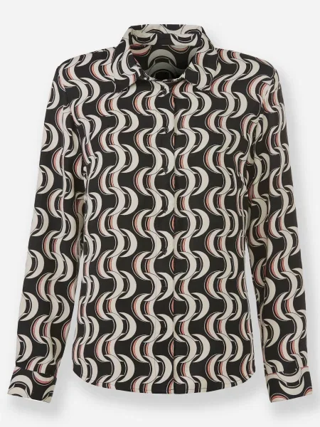 Heine Bluză corai / negru alb