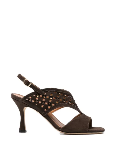 Sandale Evaluna od brušene kože smeđa