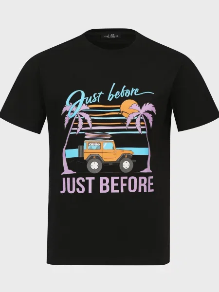 Футболка J.b4 Just Before чорна