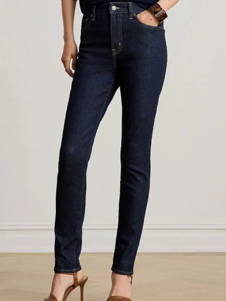 Lauren Ralph Lauren blugi skinny pentru femei albastru