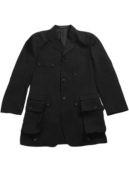 Geacă Yohji Yamamoto de lână negru