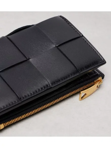 Portofel Bottega Veneta din piele negru