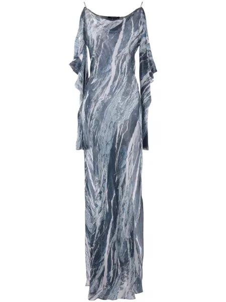 Rochie Roberto Cavalli de costum albastru