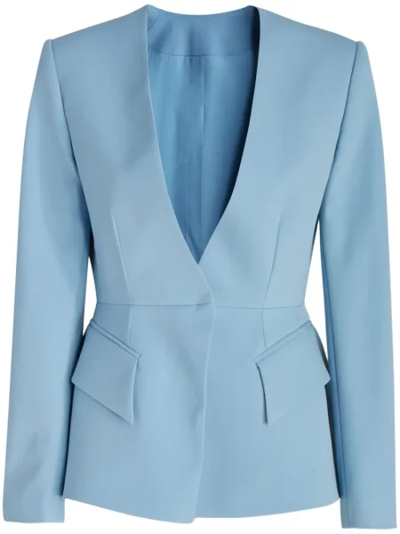 Marynarka Del Core z twillu niebieska