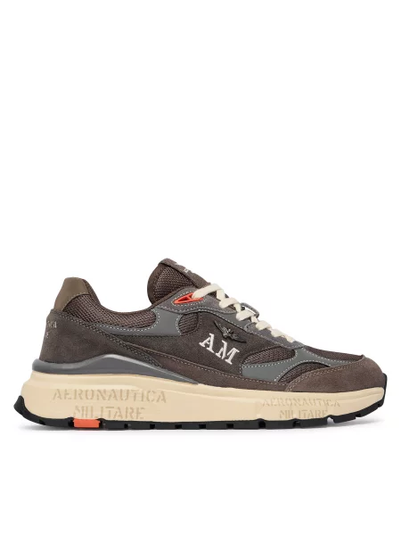 Aeronautica Militare Сникърси кафяв