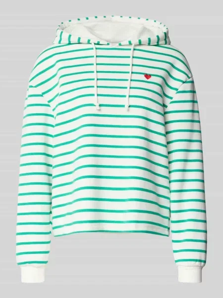 Bluza z kapturem o luźnym kroju z mieszanki bawełny model ‘CHILLI’ Pieces