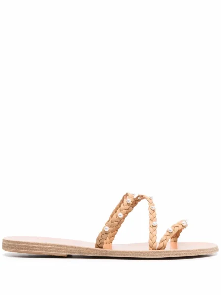 Sandale Ancient Greek Sandals cu perle din piele