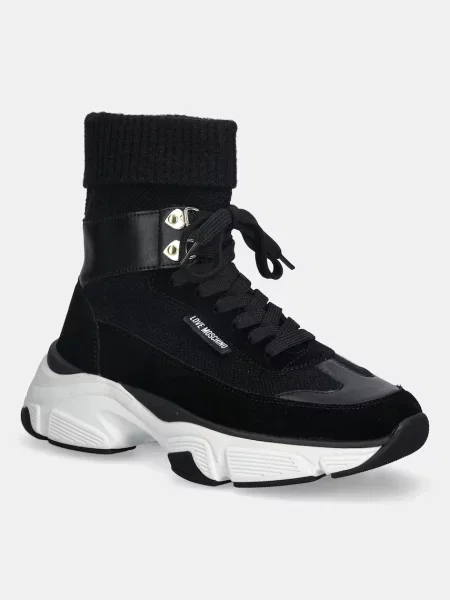 Love Moschino sneakers negru