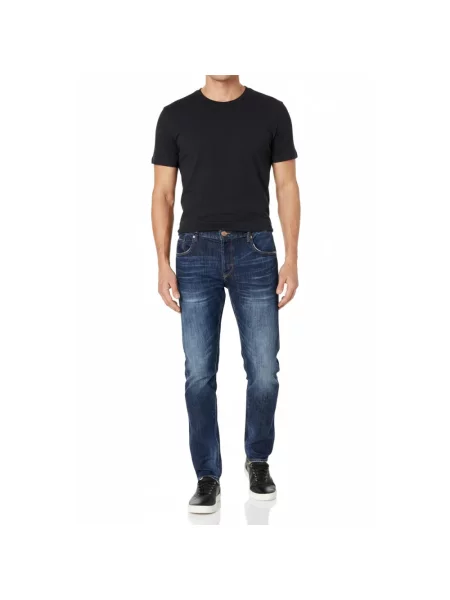 Skinny jeansy skinny Armani Exchange niebieskie