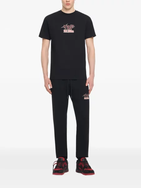 Pantaloni Off-white alergare alb