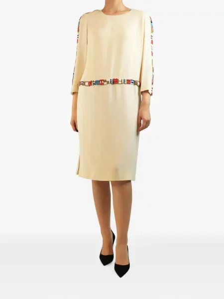 Rochie midi Tory Burch de mătase cu mărgele