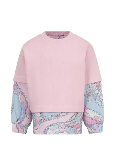 Sweter dziecięcy Pucci różowy