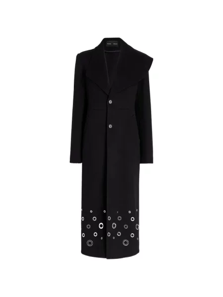 Palton Proenza Schouler de lână negru