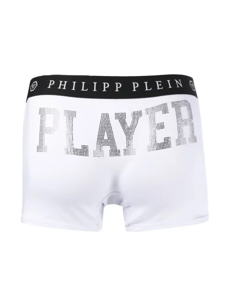 Raštuotos bokseriai Philipp Plein balta
