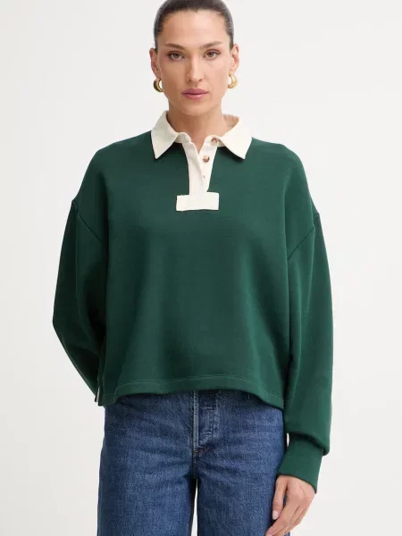 Rag & bone hanorac pentru femei Terry verde