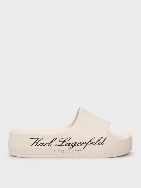 Шлепанцы Karl Lagerfeld белые