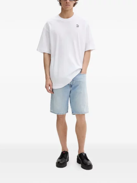 Tricou Diesel cu imagine alb