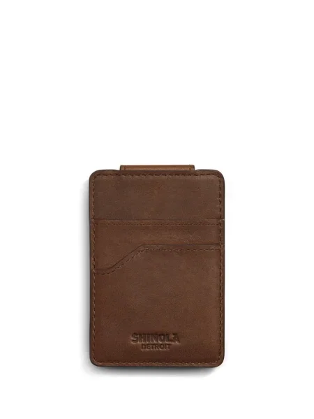 Portofel Shinola din piele maro