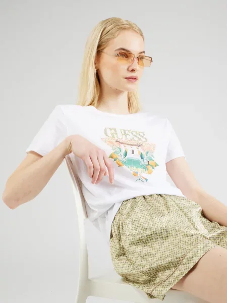 Тениска Guess бяло
