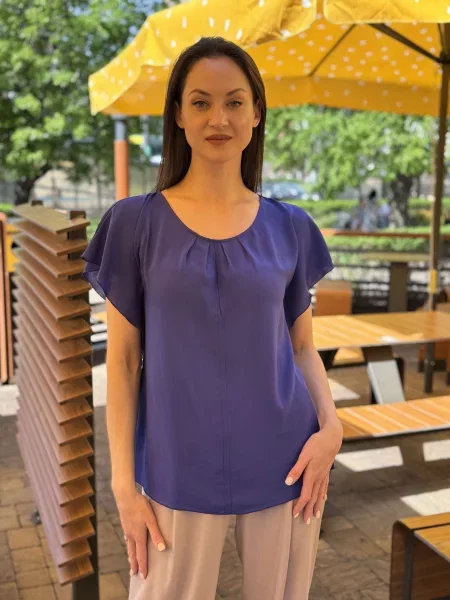 Блуза CAT ORANGE синій