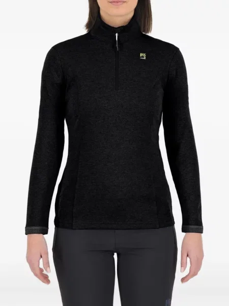 Bluza Karpos z zamkiem błyskawicznym do połowy czarna