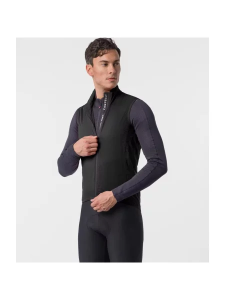 Kamizelka wiatrochron Castelli Transition Air S czarny