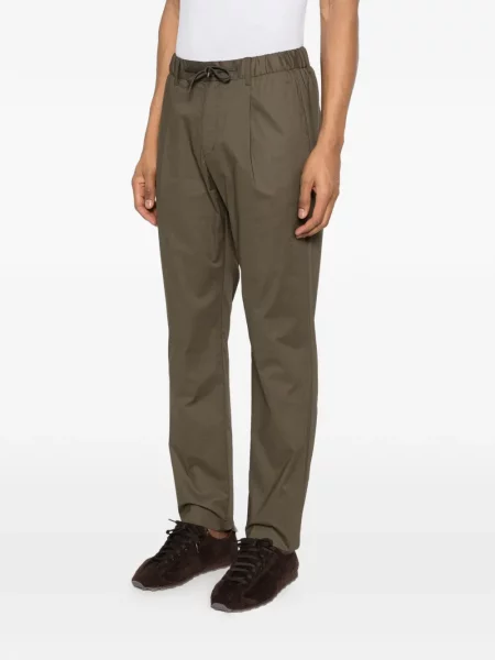 Șnur de strângere pantaloni Herno plisate verde