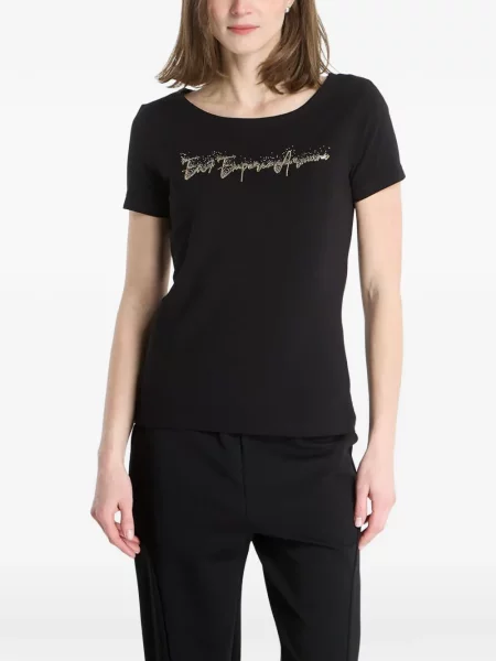 Stras tricou Ea7 Emporio Armani negru