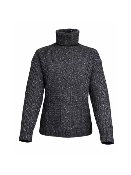 Sweter z golfem Max Mara Studio czarny