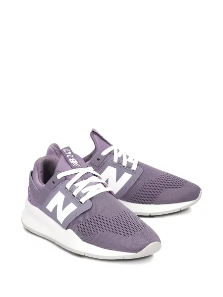 Top New Balance cu autograf alergare albastru