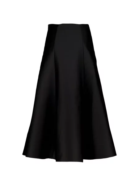 Fustă midi Roland Mouret în linie A negru