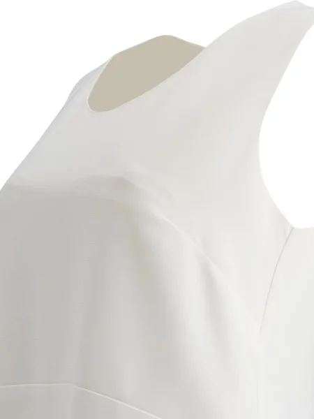 Rochie mini F.it fără mâneci alb