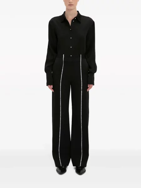 Дълго риза Victoria Beckham черно