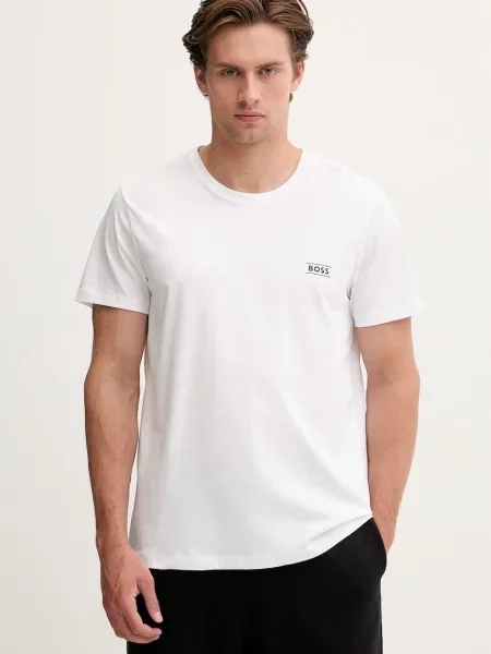 BOSS tričko pánske TShirtRN biela