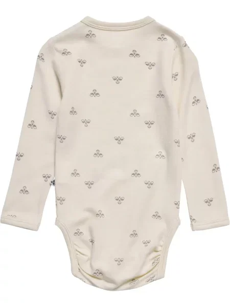 Hummel Body L/S z wełny merynosów dla dzieci unisex – WHITECAP GRAY szary