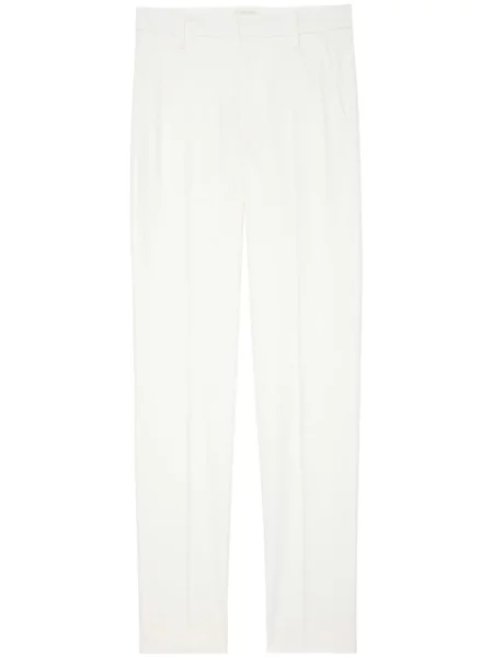 Pantaloni Zadig&voltaire din crep alb