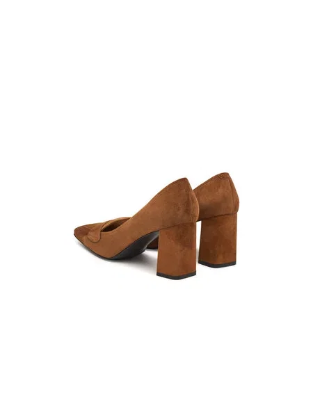 Cipele Furla Slod Moca-Pump CN smeđa
