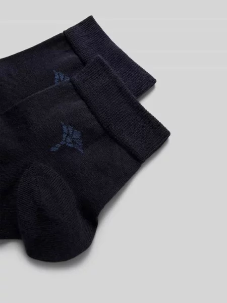 Skarpety JOOP! Collection;Mieszanka bawełny z dodatkiem streczu;Elastyczne prążkowane ściągacze;Wyhaftowane logo;Szwy działowe