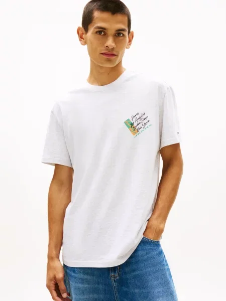 Tommy Jeans Koszulka Mężczyźni S szary