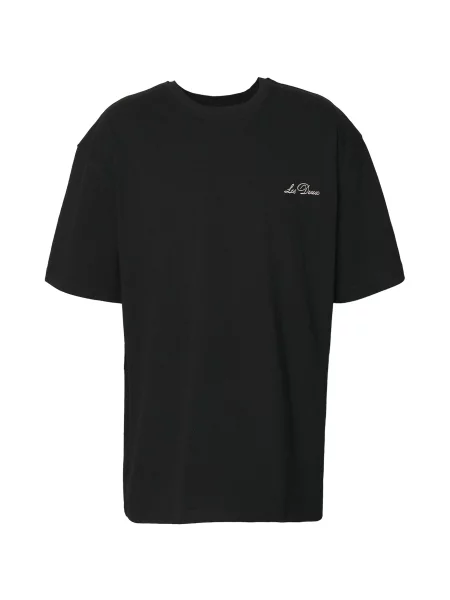 Les Deux Tricou negru alb