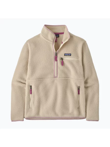 Bluză fleece pentru femei Patagonia Retro Pile Marsupial dark natural