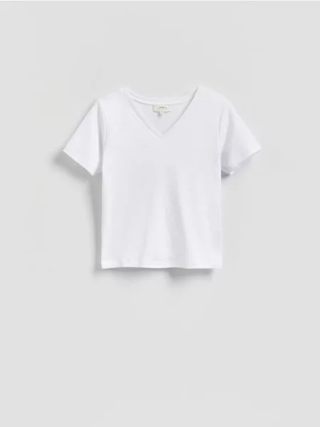 Reserved Tricou simplu alb