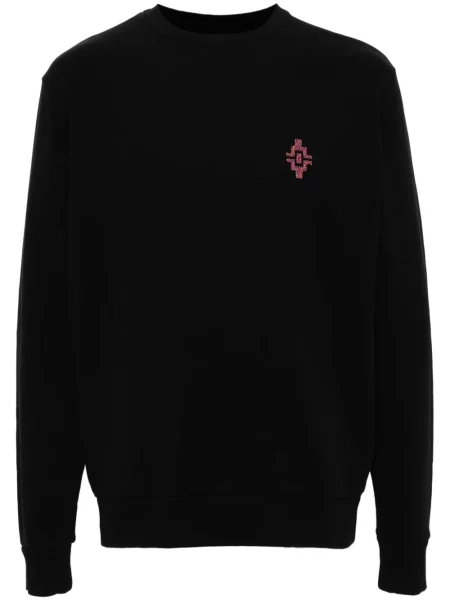 Hanorac Marcelo Burlon County Of Milan cu broderie negru